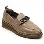 XSA Mocassin beige lakleer 9922